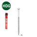 PACK 34° 2,8 X 75 ANNELÉE HDG - 2200 POINTES + 2 GAZ - ASLAFIX - P3428757