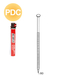 PACK 34° 28 X 80 ANNELÉES PDC - 2040 POINTES + 2 GAZ - ASLAFIX - P3428802DC