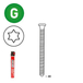 PACK 34° 40X40 SCRAIL GALVA + 1 GAZ - ASLAFIX - P3440407