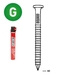 PACK 34° 40X60 ANNELÉES GALVA + 2 GAZ - ASLAFIX - P3440606