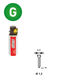 PACK 2 000 J-10 GALVA + 2 GAZ GAZ0020 - ASLAFIX - P6J-101