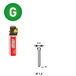 PACK 2 000 J-15 GALVA + 2 GAZ GAZ0020 - ASLAFIX - P6J-151