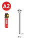 PACK 2 000 J-35 INOX + 2 GAZ GAZ0020 - ASLAFIX - P6J-359