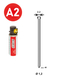 PACK 2 000 J-40 INOX + 2 GAZ GAZ0020 - ASLAFIX - P6J-409