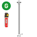 PACK 2 000 J-50 GALVA + 2 GAZ GAZ0020 - ASLAFIX - P6J-501