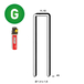 PACK Z-45 GALVA RÉSINÉES - 2000 AGF + 2 GAZ - ASLAFIX - P6Z-451