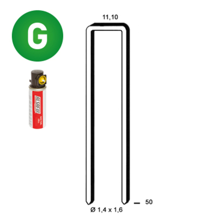 PACK Z-50 GALVA RÉSINÉES - 2000 AGF + 2 GAZ - ASLAFIX - P6Z-501