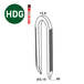 PACK 3000 CRAMPILLONS EN BANDE 3,15X40 DIV HDG + 3 GAZ - ASLAFIX - PBDCR3240D