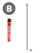 PACK D34 3,1 X 90 LISSES - 2200 POINTES + 2 GAZ - ASLAFIX - PD3431901