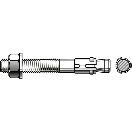 GOUJON T 12-145-160/240 BLISTER 5 pièces - ASLAFIX - PO07465BL