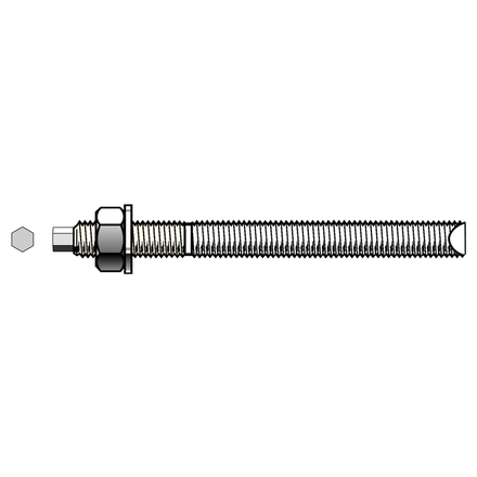 TIGE INOX A4 STM 12-160 BLISTER 5 pièces - ASLAFIX - PO23115BL