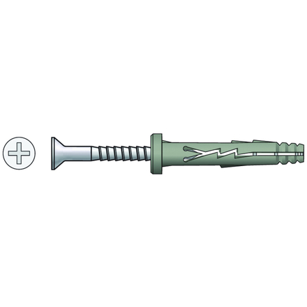 CHEVILLE À FRAPPER NHSF 6-30 TP BLISTER 50 pièces - ASLAFIX - PO24570BL