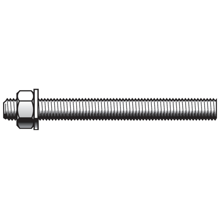 TIGE ZINSTD M10-140 BLISTER 10 pièces - ASLAFIX - PO32110BL