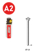 PACK Pointes fines BRADS 20°+GAZ 16/38 INOX - ASLAFIX - PO62384