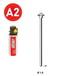 PACK Pointes fines BRADS 20°+GAZ 16/50 INOX - ASLAFIX - PO62386