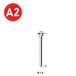2000 Pointes fines BRADS 20°-16/32 INOX - ASLAFIX - PO62760