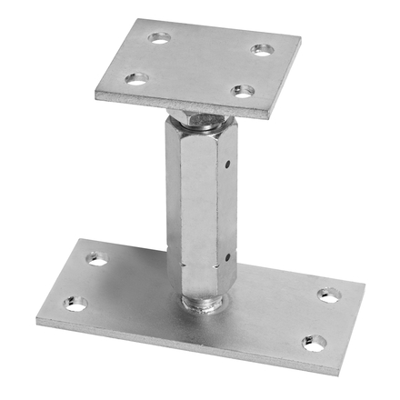 PIED RÉGLABLE AVEC PLATINE VH - 135 - ASLAFIX - PPR135