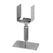 PIED RÉGLABLE AVEC PLATINE V - 80 - ASLAFIX - PPUR80