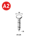 7200 COILS 3,05 X 25 ANNELÉES INOX - ASLAFIX - R1630259