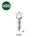 7200 COILS 3,05 X 25 ANNELÉES HDG - ASLAFIX - R163025G