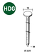 7200 COILS 3,05 X 38 ANNELÉES HDG - ASLAFIX - R163038G