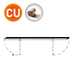 24000 AGRAFES R555-15 CUIVRÉES - ASLAFIX - R555-15