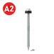 720 ROOFLOC SCRAIL 38/42 X 63 INOX - ASLAFIX - RF380639