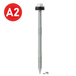 720 ROOFLOC SCRAIL 38/42 X 75 INOX - ASLAFIX - RF380759