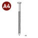 TB ANNELÉ INOX 25/27X45 - 1 KG - ASLAFIX - TB250459