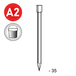 POINTE TH INOX 1,8X35 EN SEAU DE 5 KG - ASLAFIX - TH180359S