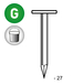 TEL LISSE GALVA 2,5X27 EN SEAU DE 5 KG - ASLAFIX - TL250274S