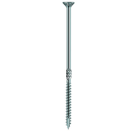100 VIS BOIS VIS À BOIS - TÊTE FRAISÉE 6,0 X 140 GALVA RÉSINÉ - ASLAFIX - VBF60140