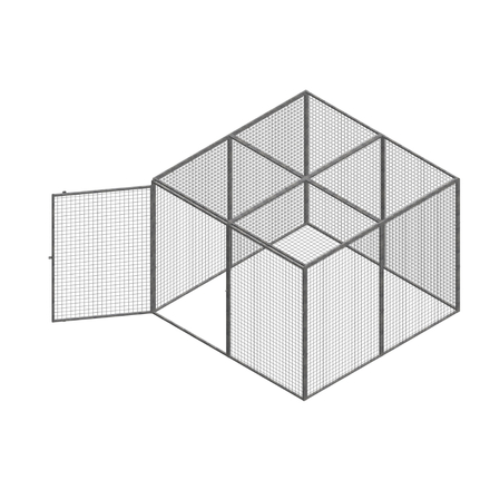 Cage pour bouteilles de gaz gorrila gas cage ggc12 - 2400x2400x1800ARMORGARD - GGC12