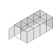 Cage pour bouteilles de gaz gorrila gas cage ggc14 - 2400x4800x1800ARMORGARD - GGC14