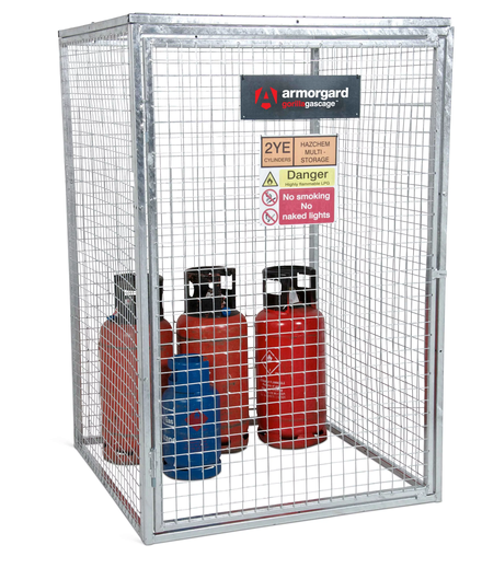 Cage pour bouteilles de gaz gorrila gas cage ggc6 - 1200x1200x1800 ARMORGARD - GGC6