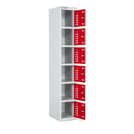 Borne de chargement pw6 powerstation 6 casiers - 300x450x1800ARMORGARD - PWS6
