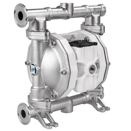 Pompe à membrane en inox 65 l/min pour liquides et produits alimentaires de faible densité - ALGI EQUIPEMENT - 07758940