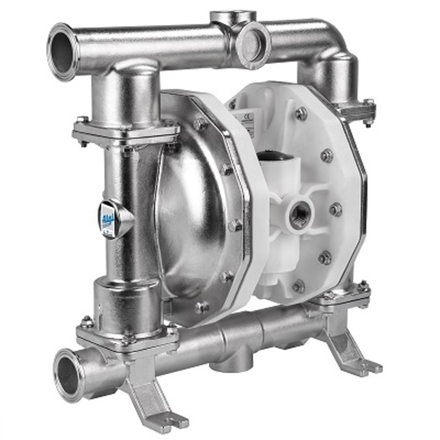 Pompe à membrane en inox 170 l/min pour liquides et produits alimentaires de faible densité - ALGI EQUIPEMENT - 07758960