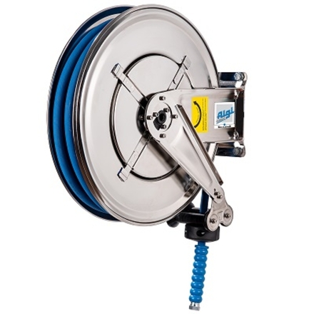 Enrouleur 10 m inox pour eau chaude HP Ø 3/8″ - ALGI EQUIPEMENT - 07778310