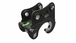 Coupleur ou attache rapide mécanique ACB+ Morin Module 3S pour tractopelle JCB 3CX et 4 CX et pour midi-pelles 65R-1 - 67C-1 - 85Z - 86C - 8080ZTS - 8085ZTS - 90Z-1 - HYDRADIG110W - 5100217