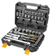 Coffret cliquet 1/4 & 1/2 39 pieces tolsen (15140) TOLSEN - 100101