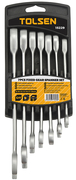 Kit 7 cles mixtes a cliquet (15229) TOLSEN - 100130