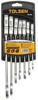 Kit 7 cles mixtes art. cliquet (15259) TOLSEN - 100131