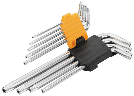 Jeu 9 clefs torx longues (20056) TOLSEN - 100185