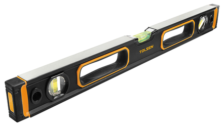Niveau 3 bulles alu+aimants 100cm (35114) TOLSEN - 100254