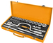 Coffret metal 24 pcs douilles 1/2'' (15141) TOLSEN - 100456