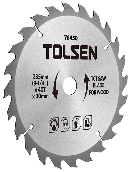 Disque bois pr scie circulaire 185mmx40tx30mm (76431) BUISARD - 100486