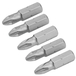 Embouts tournevis phillips pz2*25mm 5pcs (20273) BUISARD - 100524
