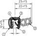 Joint boudin bi-composant 23x12mm BUISARD - 613213