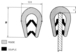 Joint profil u 18x4mm BUISARD - 613303